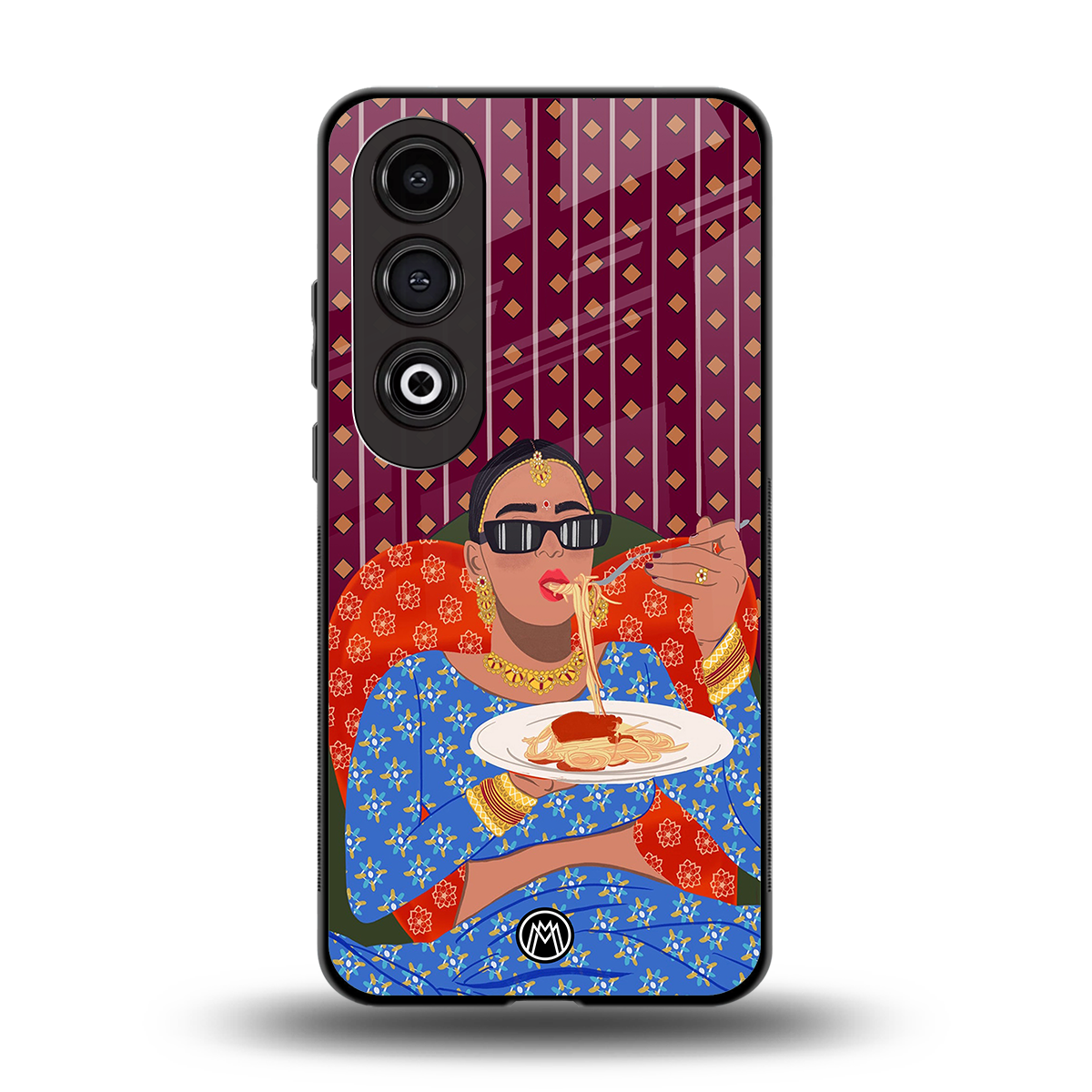 foodie queen back phone cover | glass case for oneplus nord ce 4