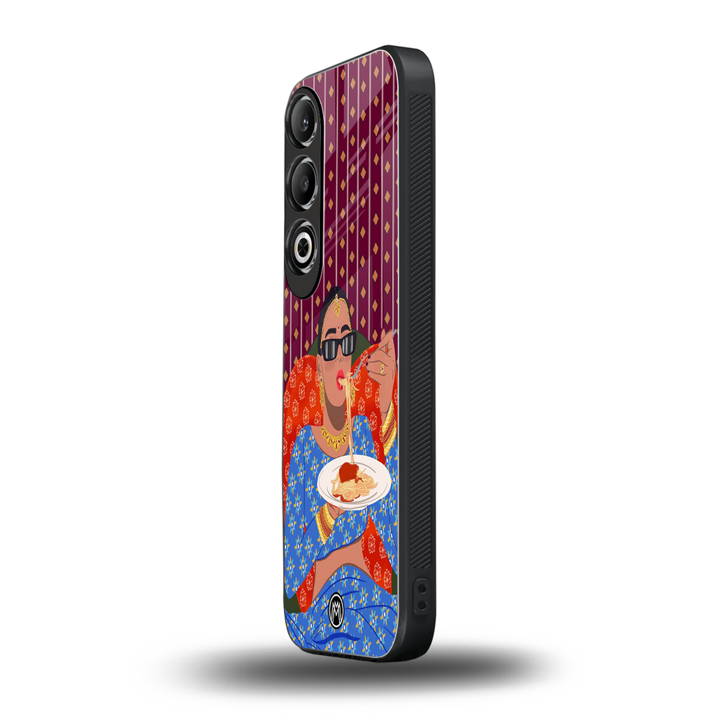 foodie queen back phone cover | glass case for oneplus nord ce 4