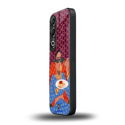 foodie queen back phone cover | glass case for oneplus nord ce 4