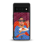 foodie queen back phone cover | glass case for google pixel 6 pro
