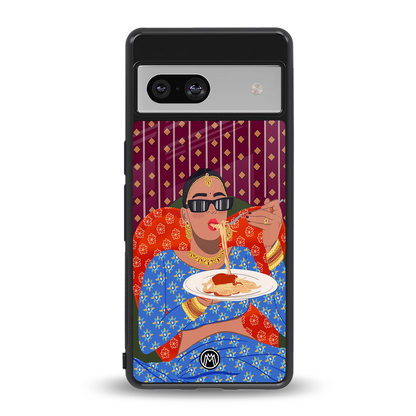 foodie queen back phone cover | glass case for Google Pixel 7