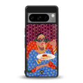 foodie queen back phone cover | glass case for google pixel 8 pro