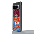 foodie queen back phone cover | glass case for google pixel 8 pro