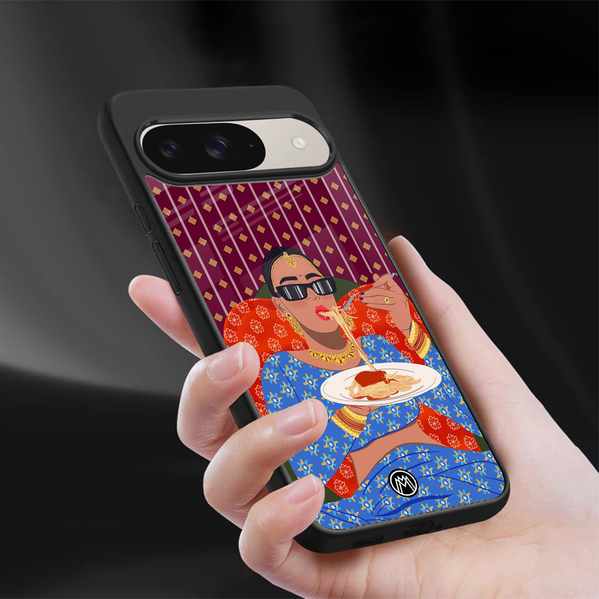 foodie queen back phone cover | glass case for google pixel 9