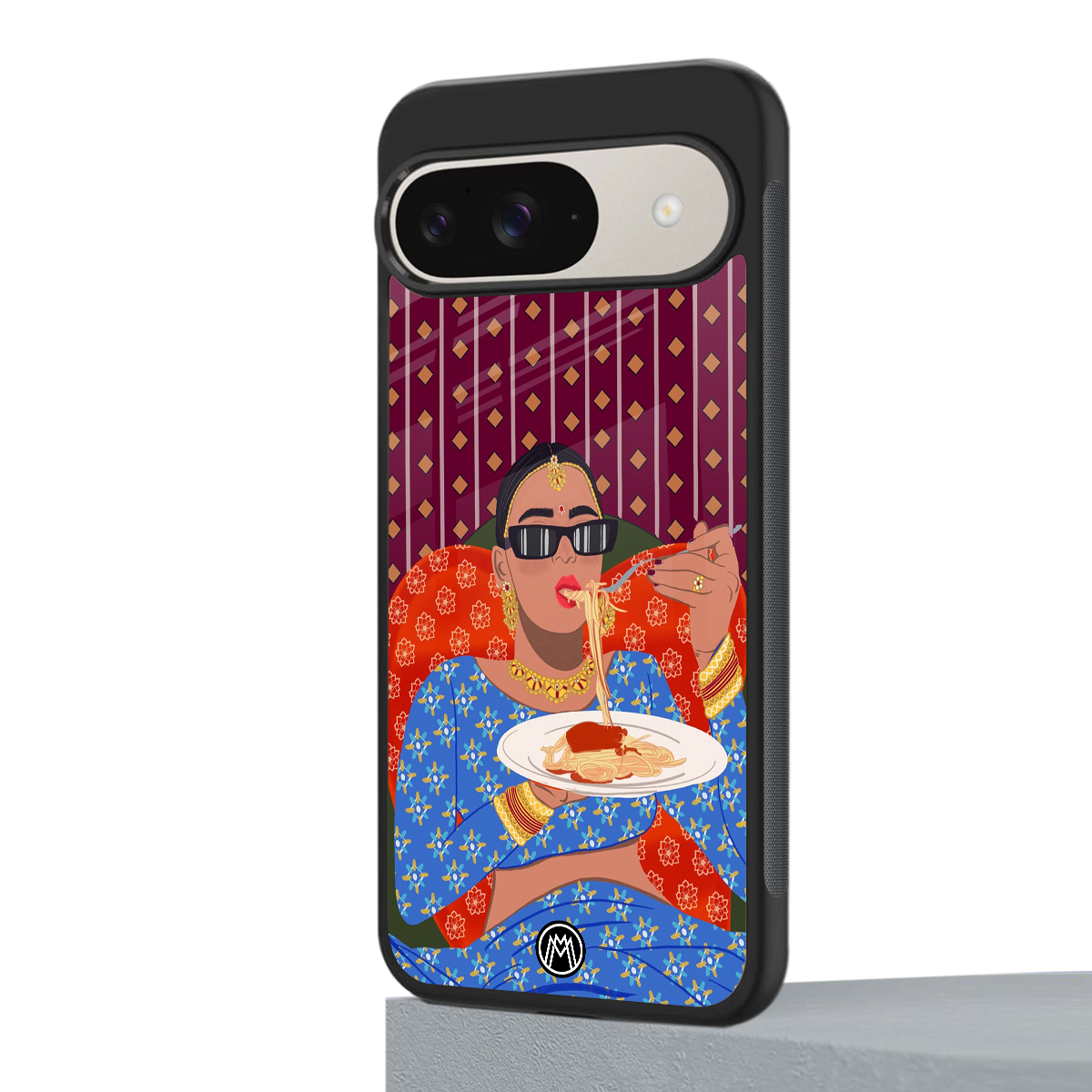 foodie queen back phone cover | glass case for google pixel 9