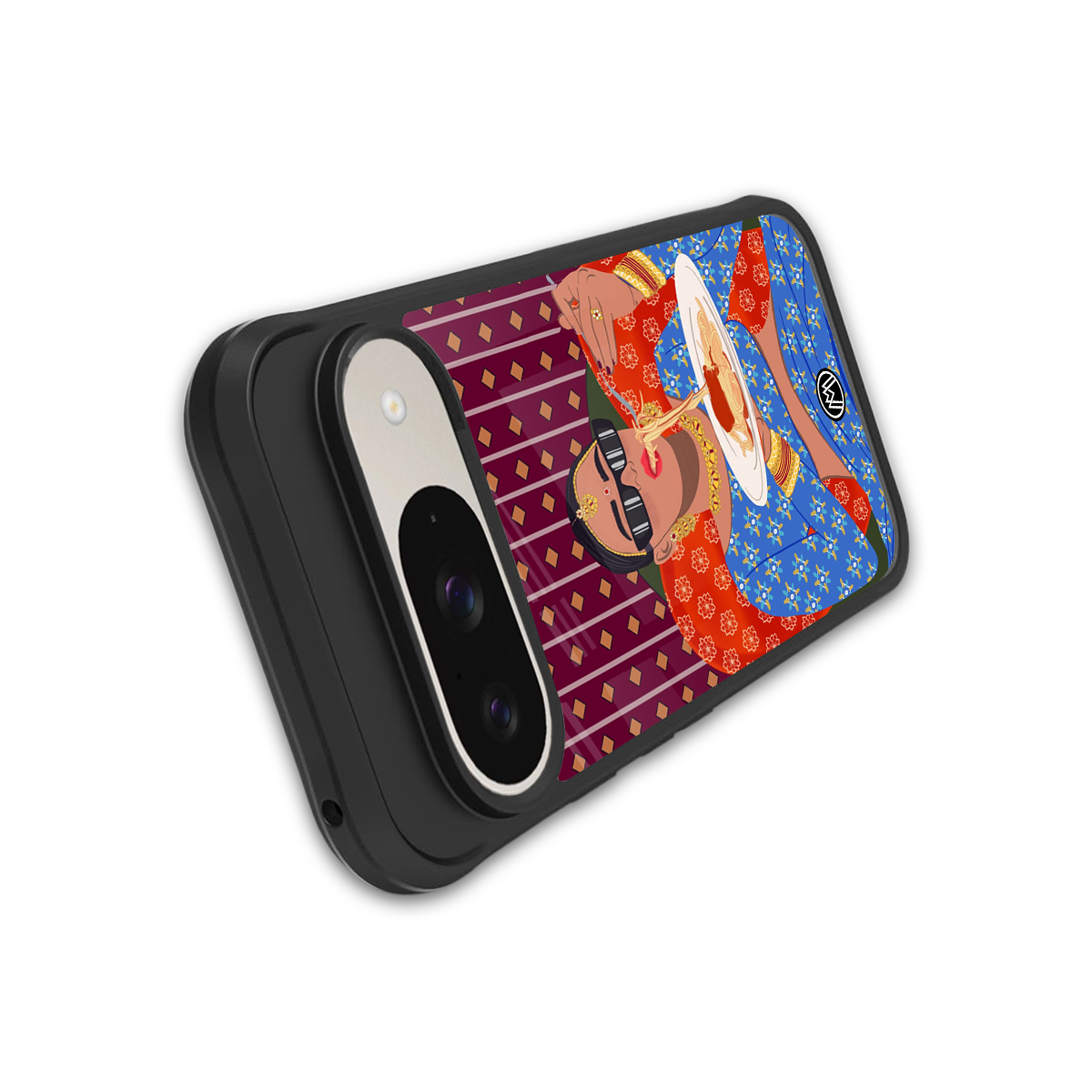 foodie queen back phone cover | glass case for google pixel 9