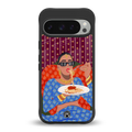 foodie queen back phone cover | glass case for google pixel 9 pro