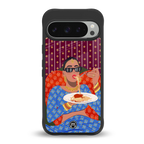 foodie queen back phone cover | glass case for google pixel 9 pro
