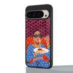 foodie queen back phone cover | glass case for google pixel 9 pro