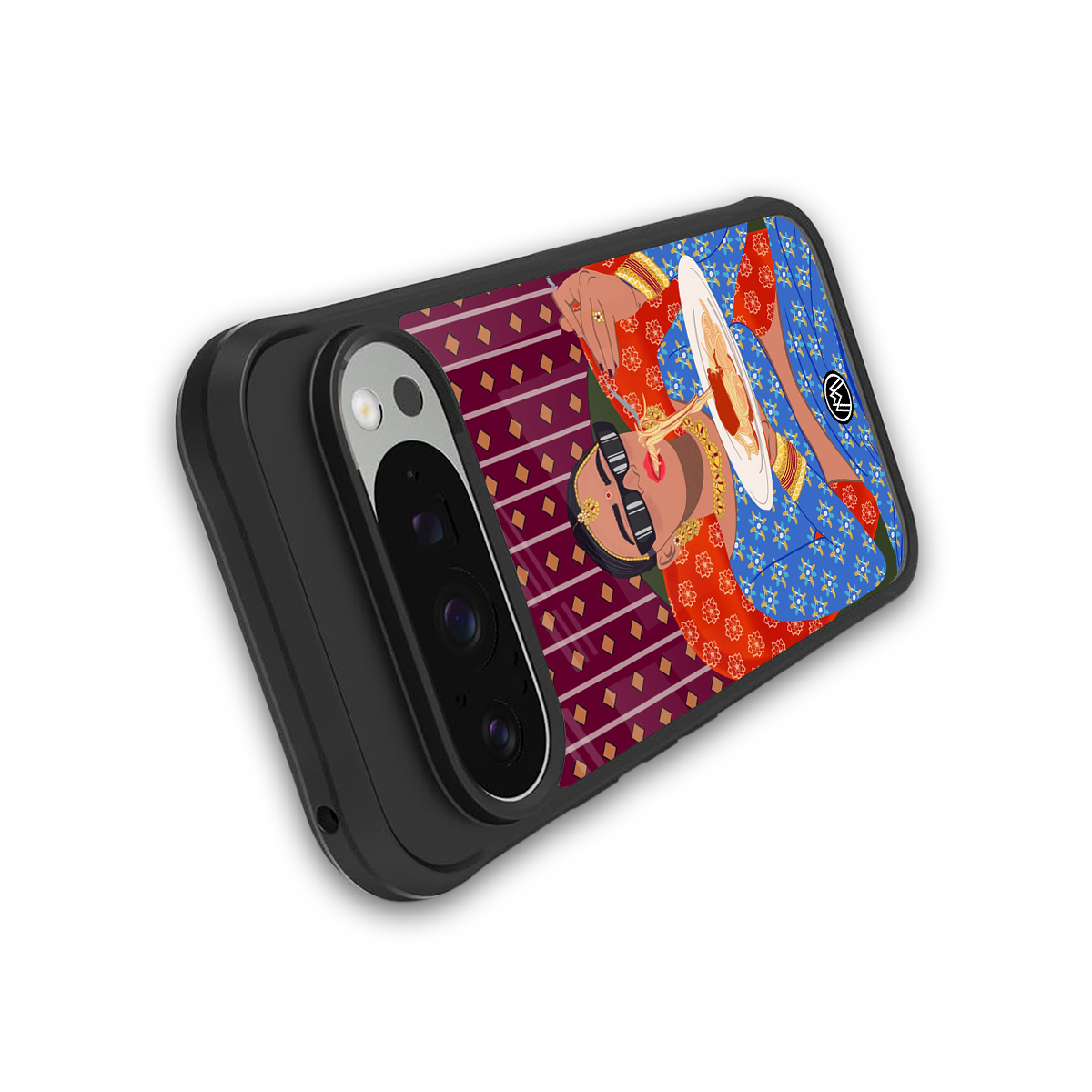 foodie queen back phone cover | glass case for google pixel 9 pro