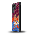 foodie queen back phone cover | glass case for samsung galaxy s23 ultra