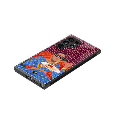 foodie queen back phone cover | glass case for samsung galaxy s23 ultra