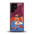 foodie queen back phone cover | glass case for samsung galaxy s25 ultra