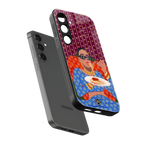 foodie queen back phone cover | glass case for samsung galaxy s24 plus