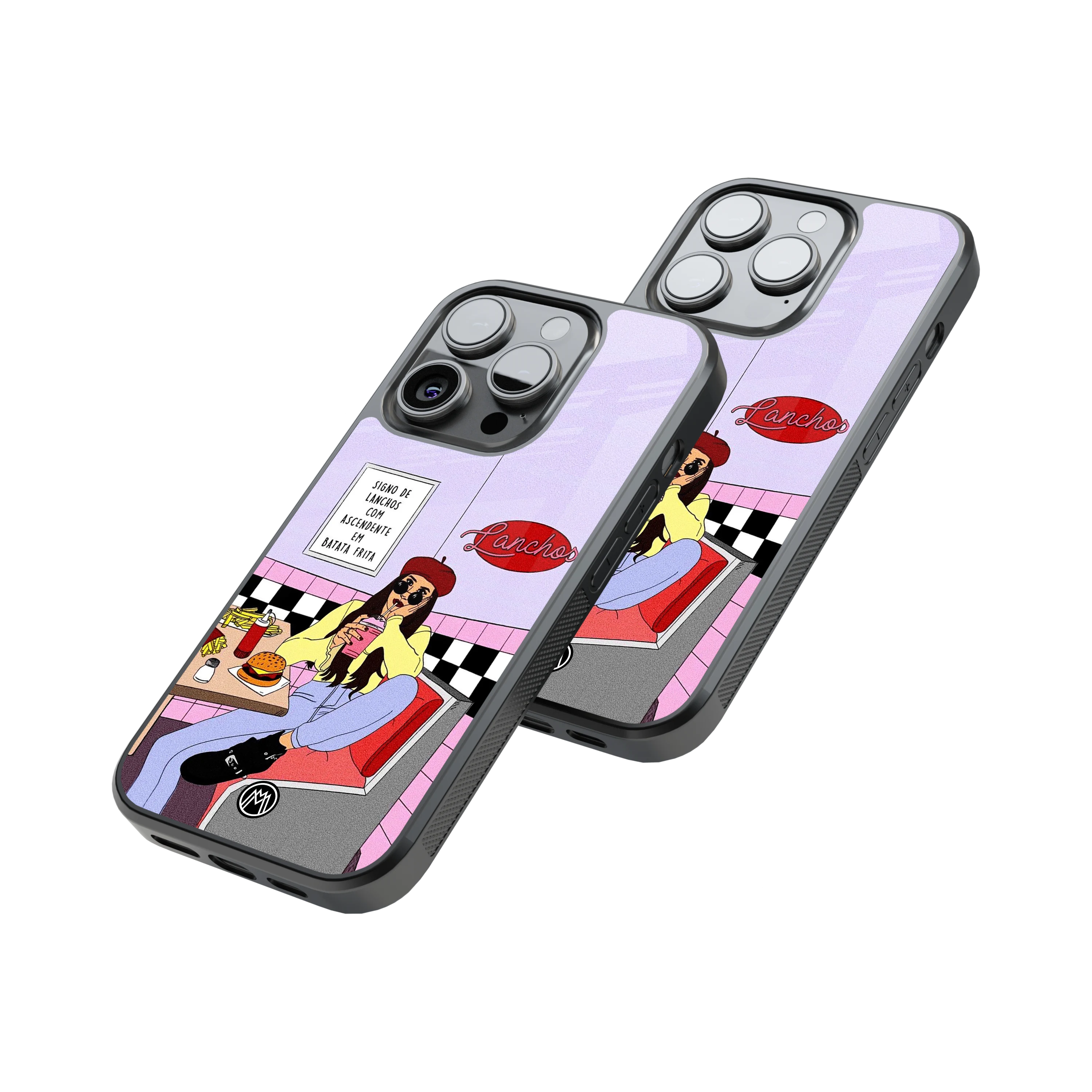 Protective Glass Back Phone Case Compatible with iPhone, Samsung, OnePlus, Pixel & More
