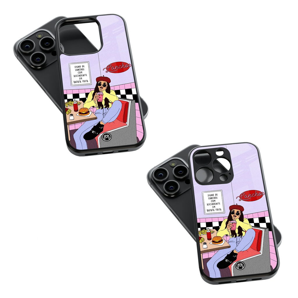 Trendy Glass Back Mobile Case for iPhone, Samsung, Redmi, OnePlus, Google Pixel, Motorola