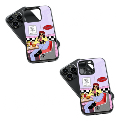 Trendy Glass Back Mobile Case for iPhone, Samsung, Redmi, OnePlus, Google Pixel, Motorola