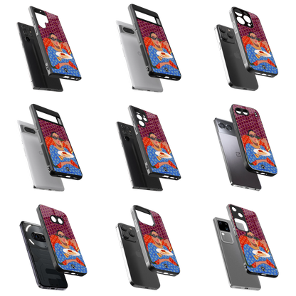 Durable Glass Back Mobile Case for iPhone, Samsung, OnePlus, Google Pixel, Redmi, Vivo, Oppo