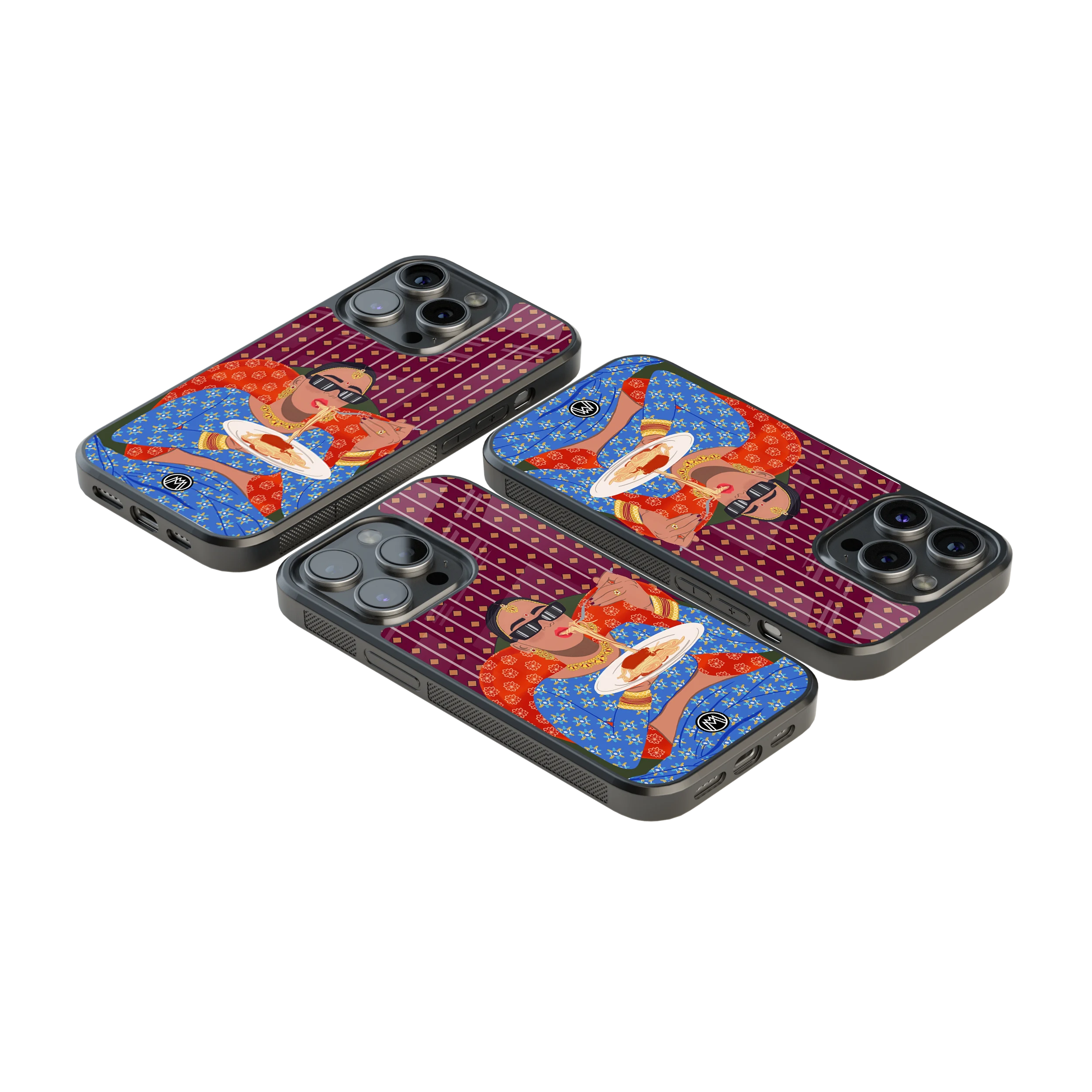 Luxury Glass Back Mobile Cover for iPhone, Samsung Galaxy, OnePlus, Pixel, Redmi & More