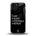 football loop back phone cover | glass case for iphone 13 mini