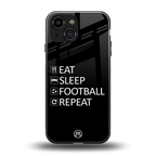 football loop back phone cover | glass case for iphone 13 mini