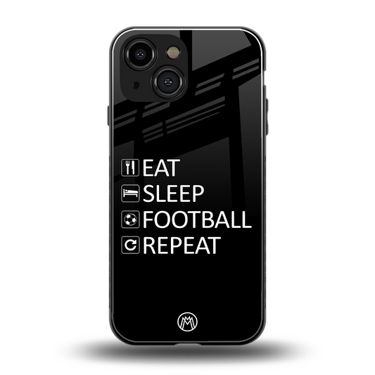 football loop back phone cover | glass case for iphone 13 mini