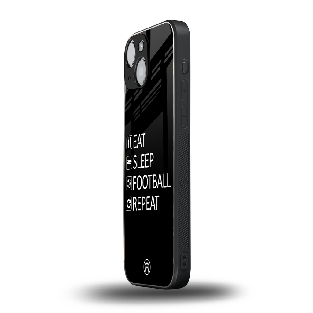 football loop back phone cover | glass case for iphone 13 mini