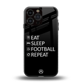 football loop back phone cover | glass case for iphone 13 pro max
