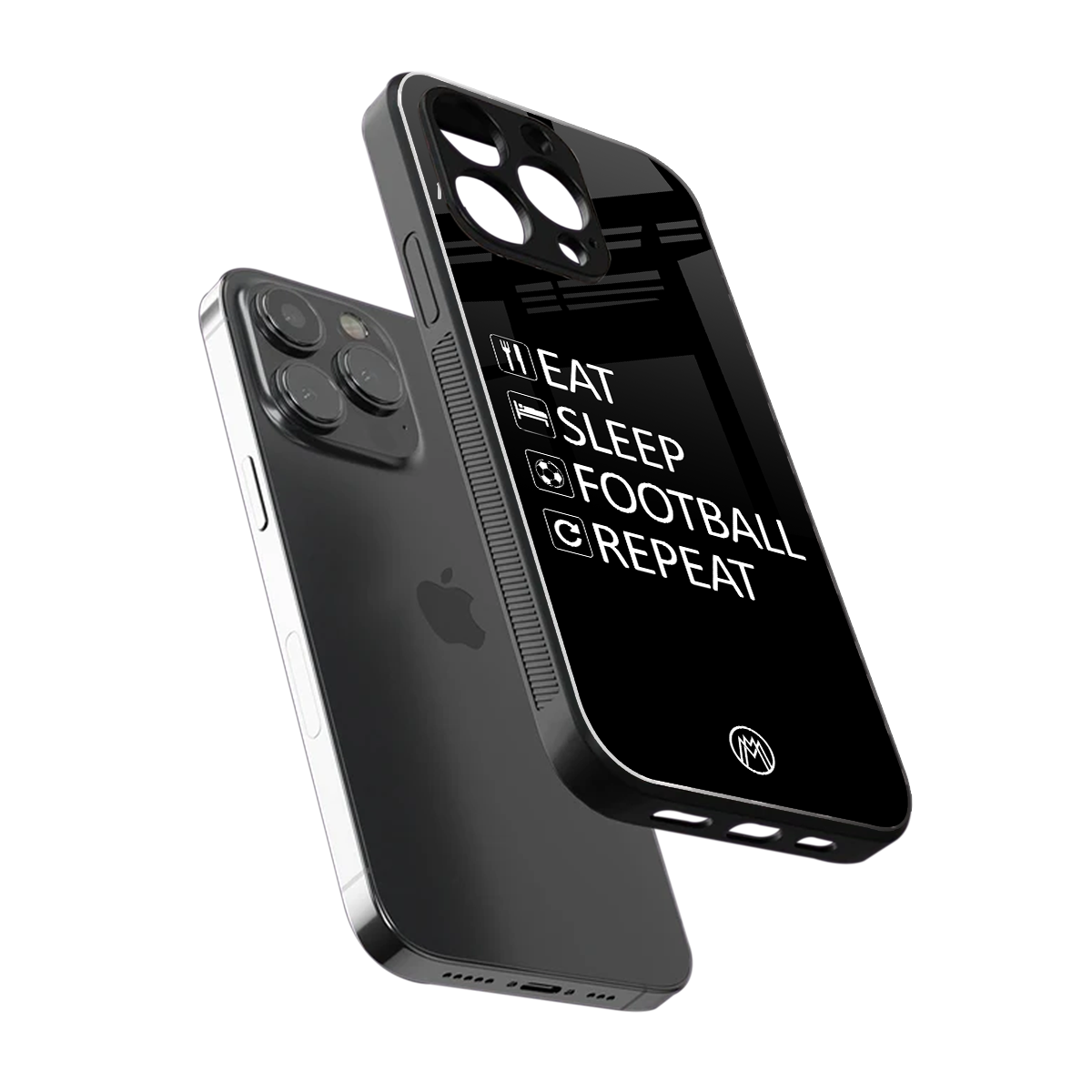 football loop back phone cover | glass case for iphone 13 pro