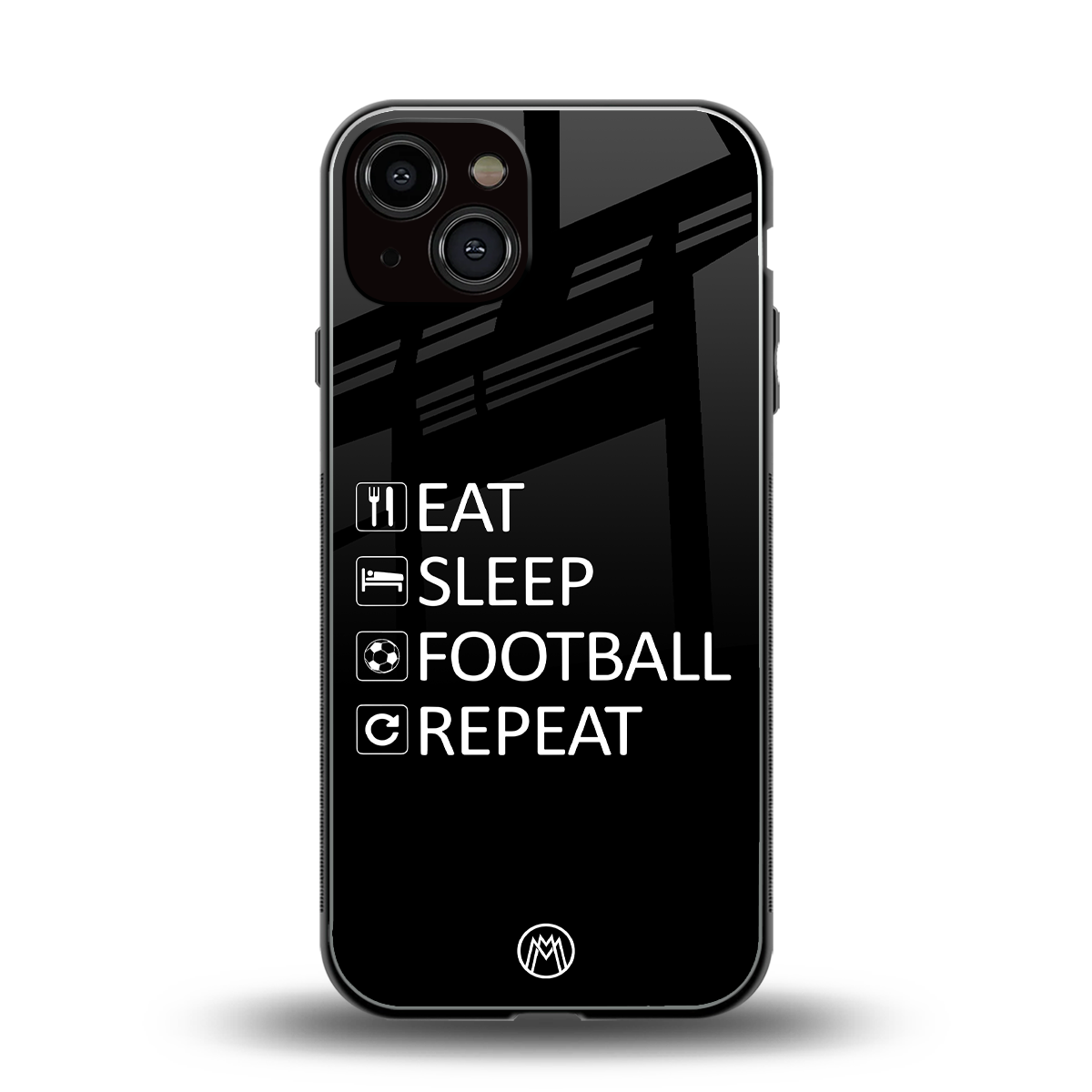 football loop back phone cover | glass case for iphone 13