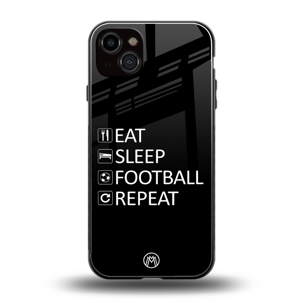 football loop back phone cover | glass case for iphone 14 plus