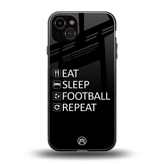 football loop back phone cover | glass case for iphone 14 plus