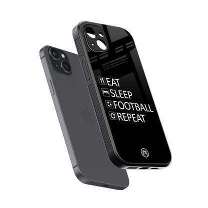 football loop back phone cover | glass case for iphone 14 plus