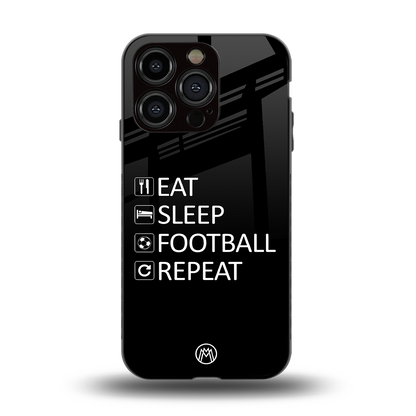 football loop back phone cover | glass case for iphone 15 pro