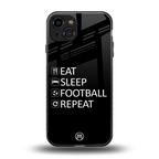 football loop back phone cover | glass case for iphone 15