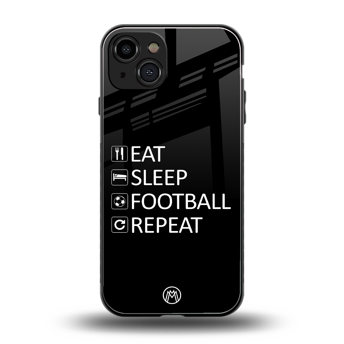 football loop back phone cover | glass case for iphone 15