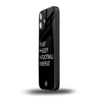 football loop back phone cover | glass case for iphone 16 plus