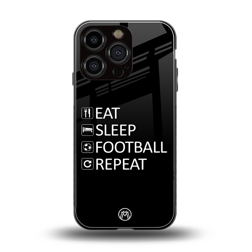 football loop back phone cover | glass case for iphone 16 pro