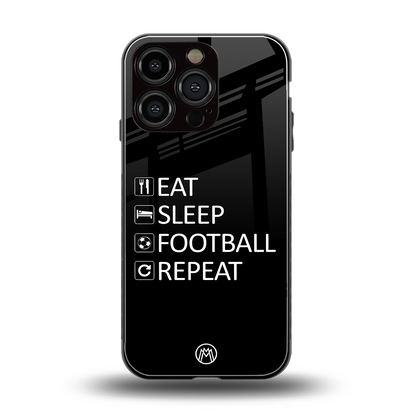 football loop back phone cover | glass case for iphone 16 pro