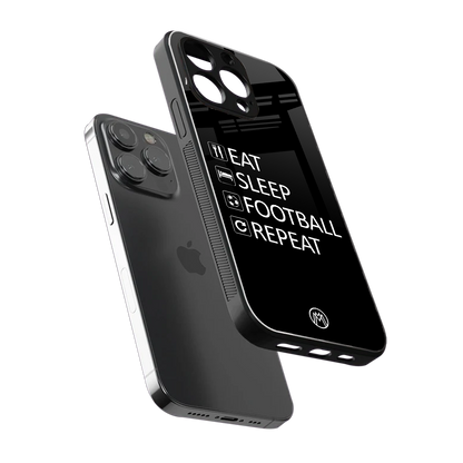 football loop back phone cover | glass case for iphone 16 pro