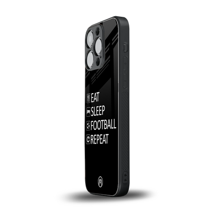 football loop back phone cover | glass case for iphone 16 pro