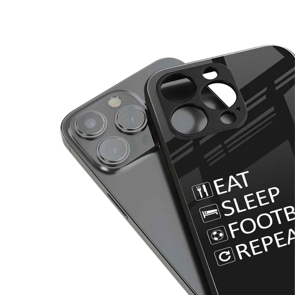 football loop back phone cover | glass case for iphone 15