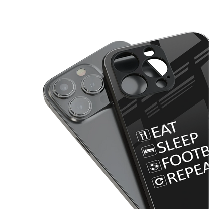 football loop back phone cover | glass case for iphone 15 pro