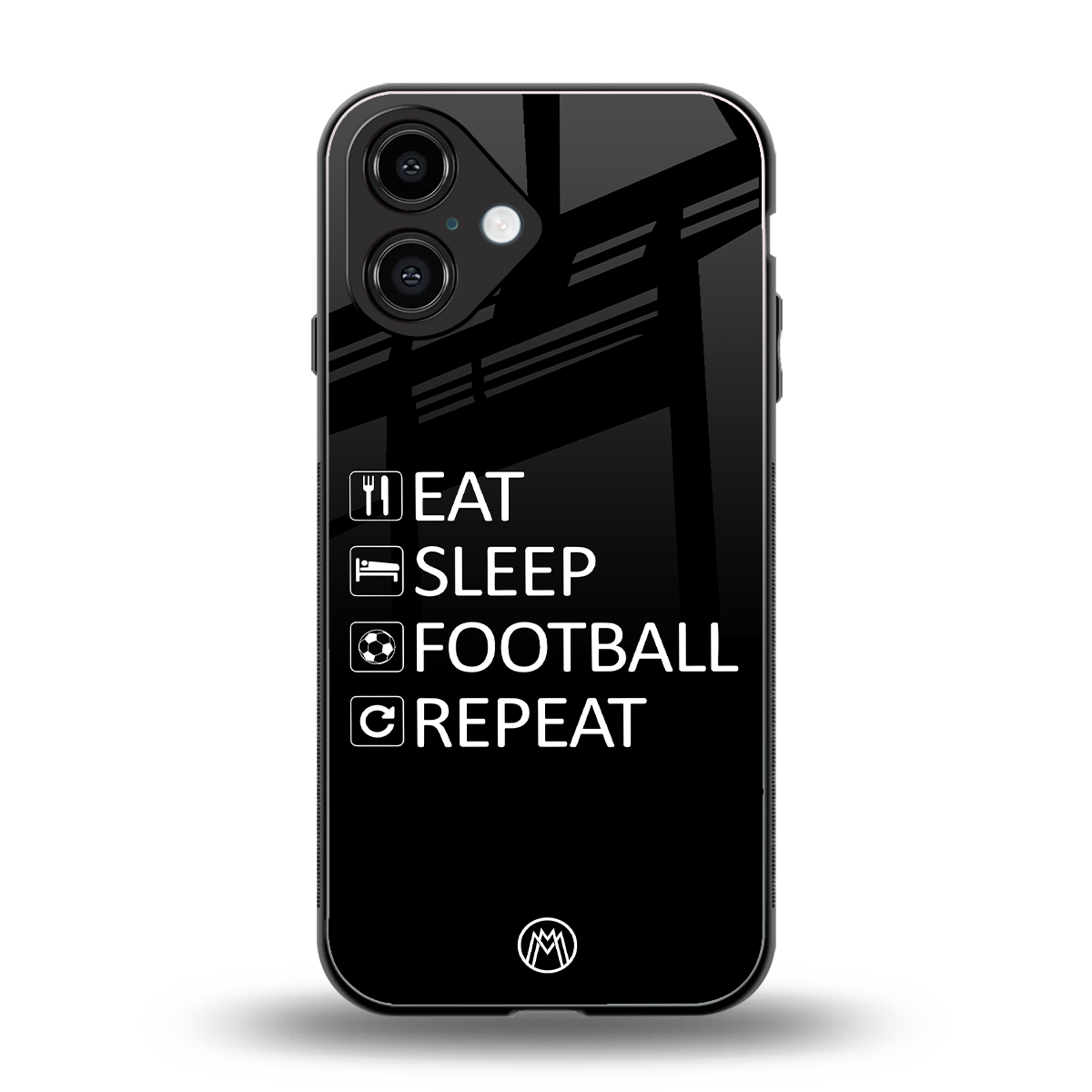 football loop back phone cover | glass case for iphone 16