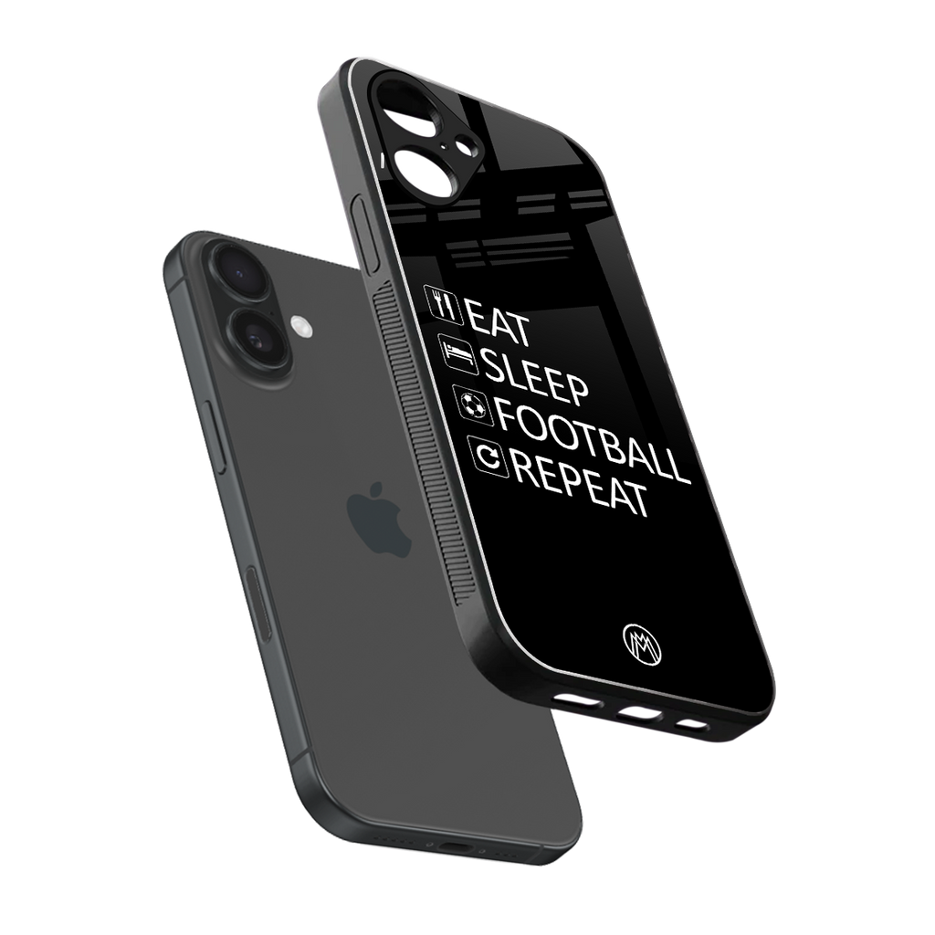 football loop back phone cover | glass case for iphone 16
