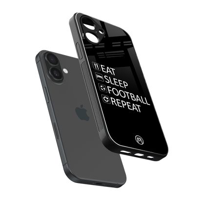 football loop back phone cover | glass case for iphone 16