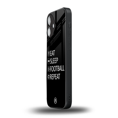 football loop back phone cover | glass case for iphone 16