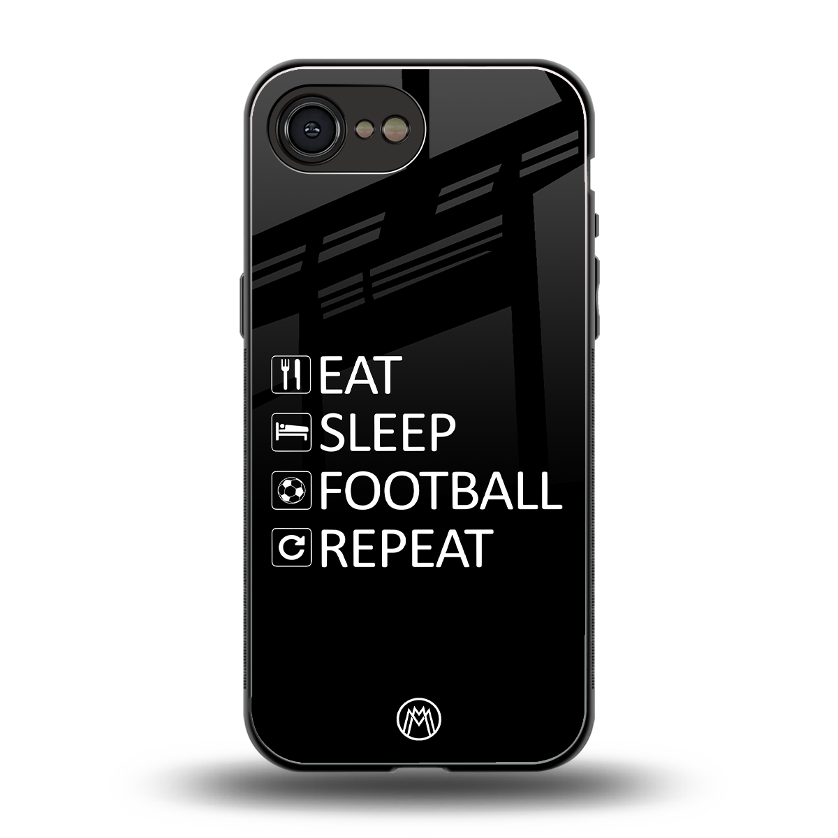 football loop back phone cover | glass case for iphone 16e