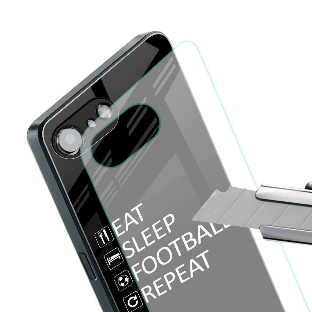 football loop back phone cover | glass case for iphone 16e