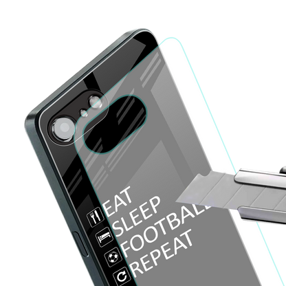 football loop back phone cover | glass case for iphone 16e